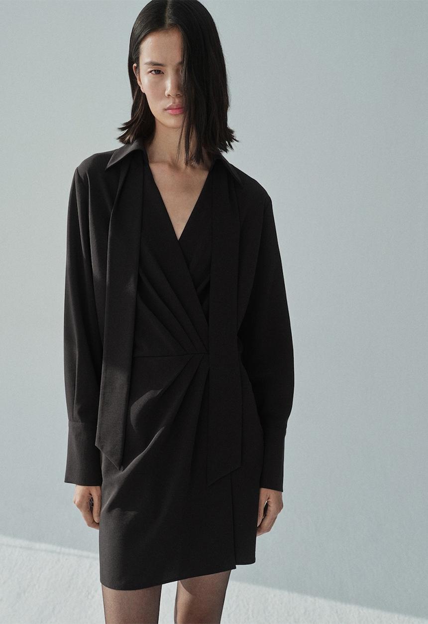 MANGO - Dress Lana - Black