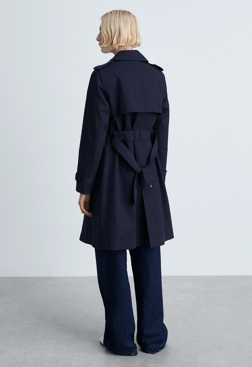 MANGO - Trenchcoat Polana - Navy