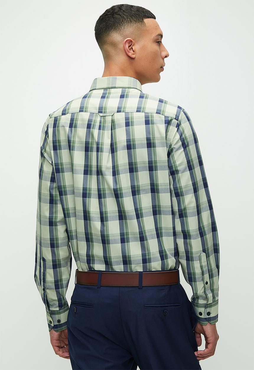 Pringle of Scotland - Jose Pringle Long Sleeve Classic Shirt - Fatigue