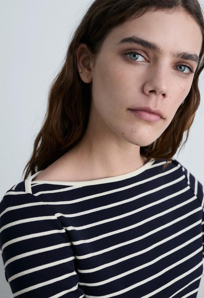 MANGO - T-Shirt Frenchi - Navy