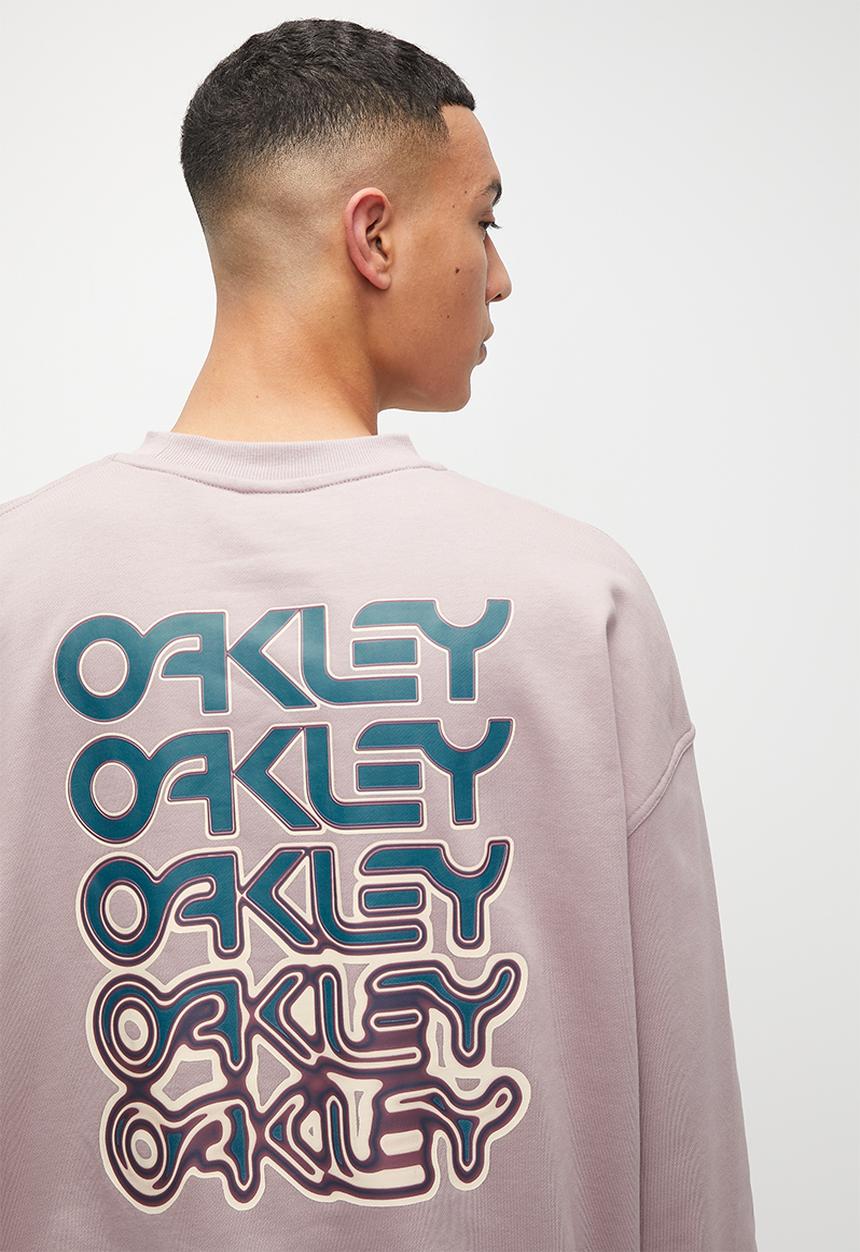 Oakley - B1B Repeated Crewneck Sweatshirt - Toadstool`