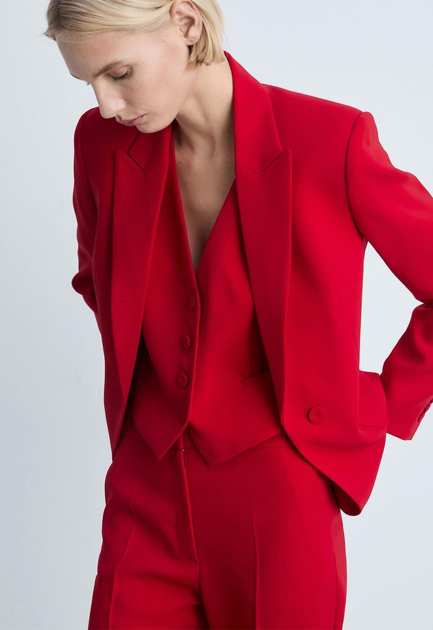 MANGO - Blazer Iguana - Red