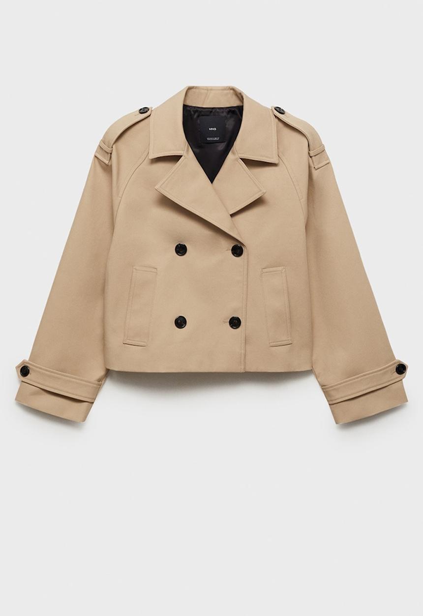 MANGO - Jacket Habana - Mid-Beige