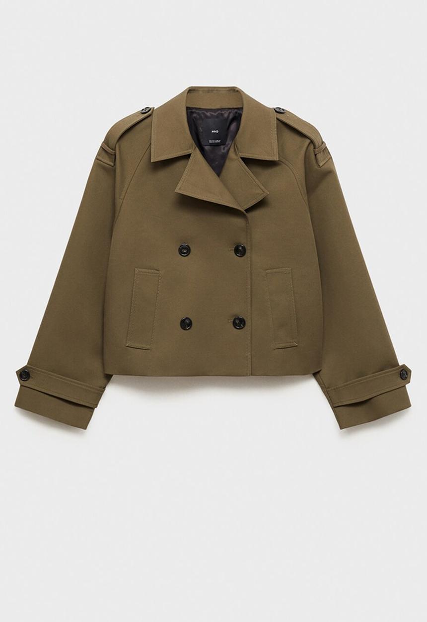 MANGO - Jacket Habana - Beige/Khaki