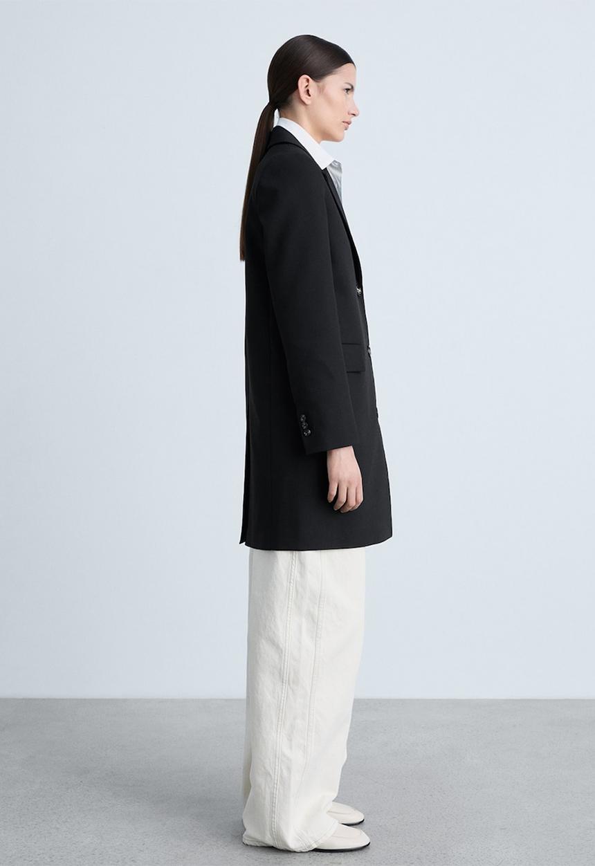 MANGO - Coat Manila - Black