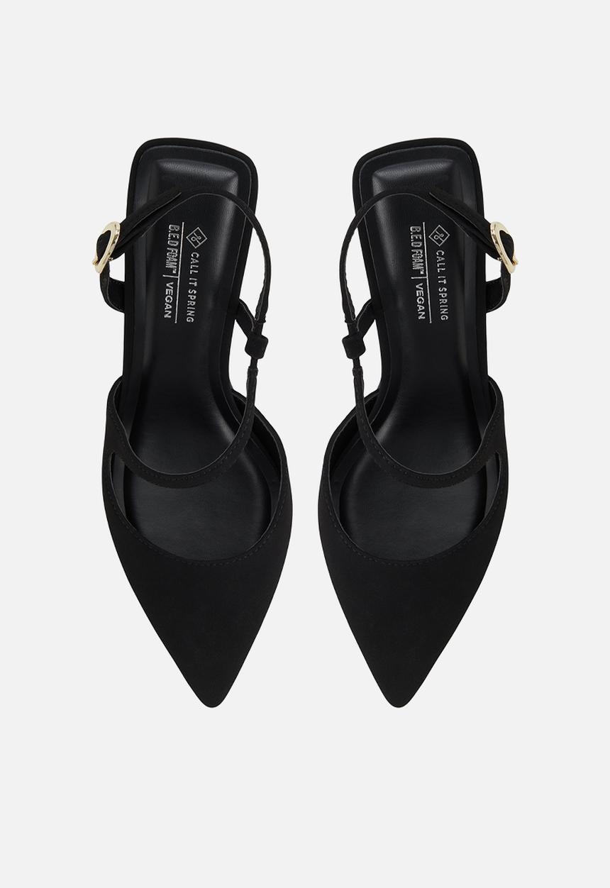Call It Spring - Novaah closed toe slingback - black