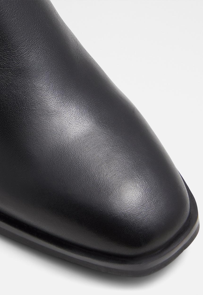 ALDO - Onitram Sock Boot - Black Leather