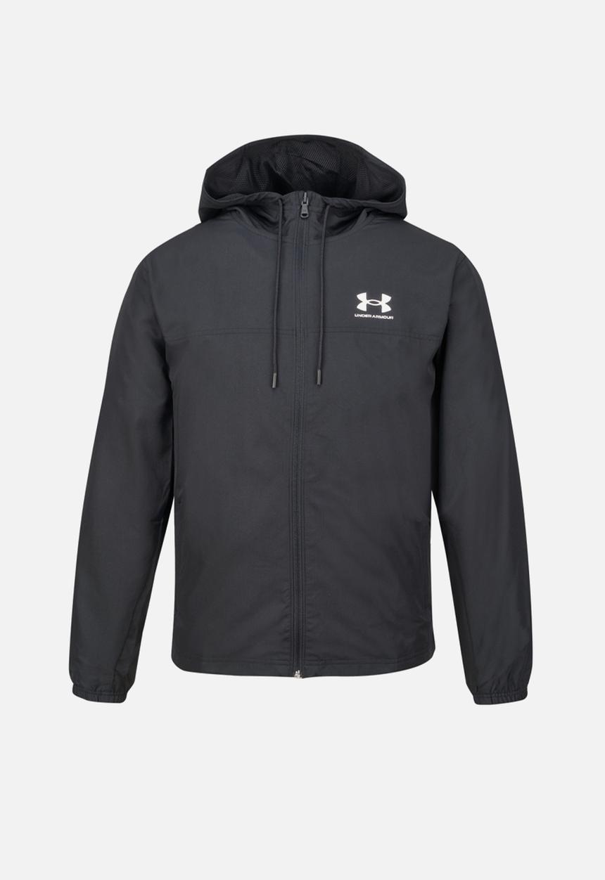 Under Armour - UA Rival Woven Windbreaker - Black & White