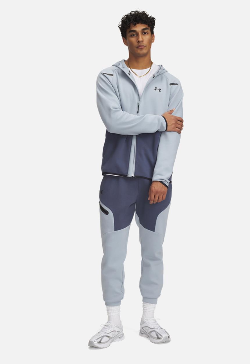 Under Armour - UA Unstoppable Fleece Jogger  - Downpour Gray / Harbor Blue / Black