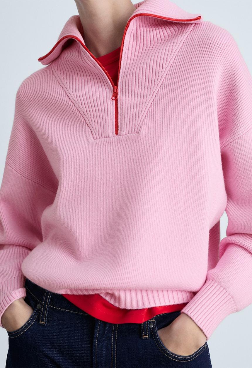 MANGO - Sweater Tizon - Pink