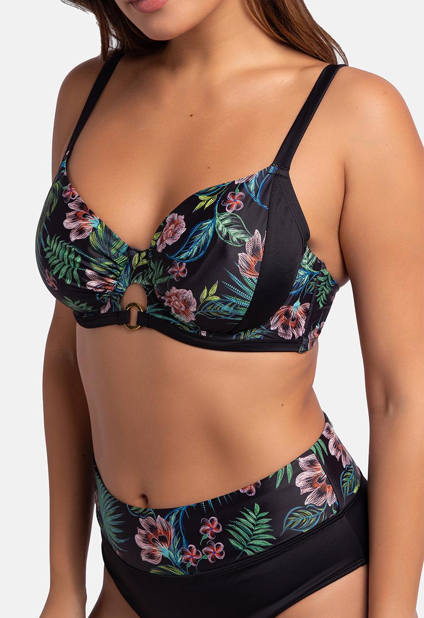 DORINA - Plus Mandika non padded bikini top - black