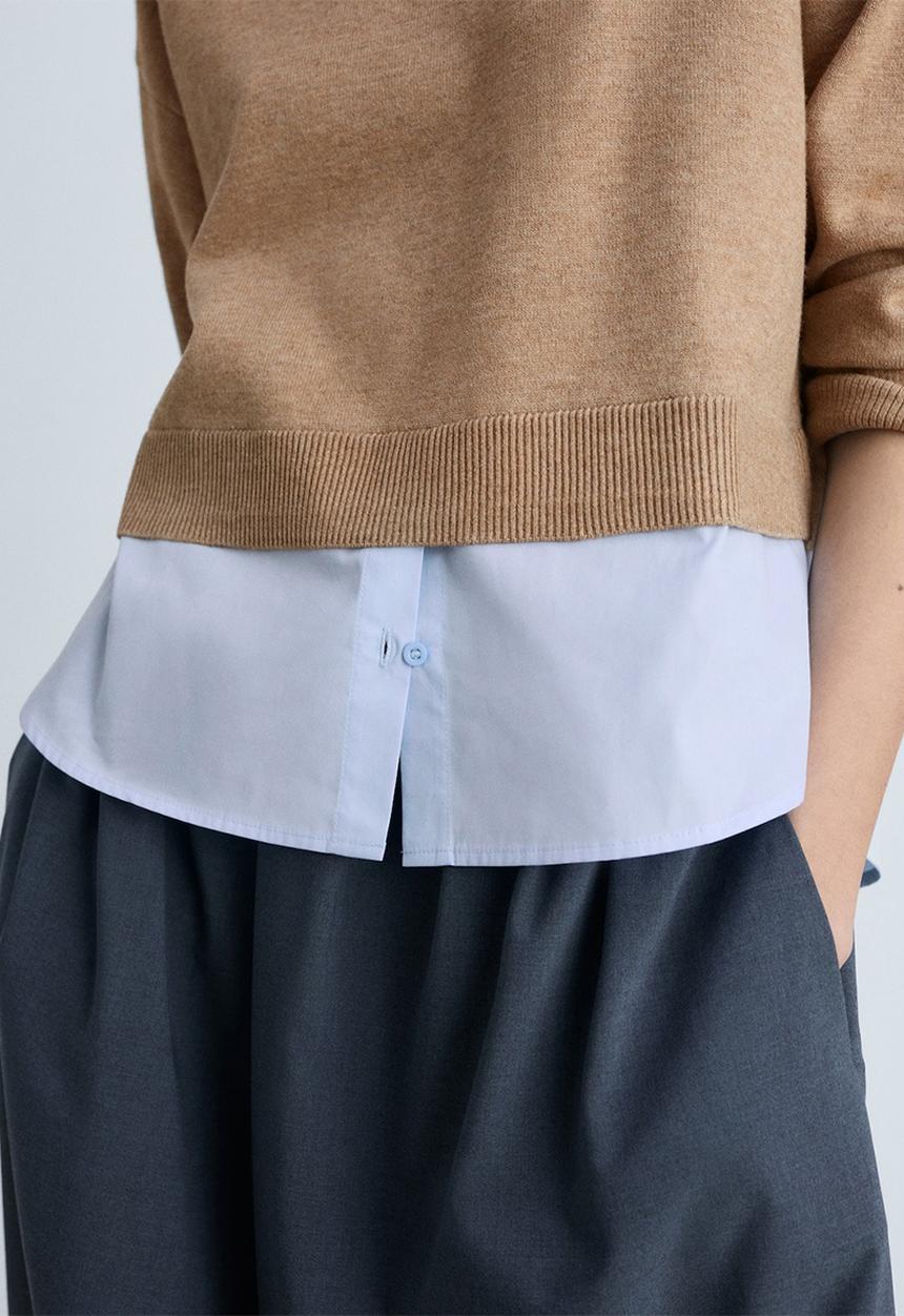 MANGO - Sweater Garance - Mid-Beige