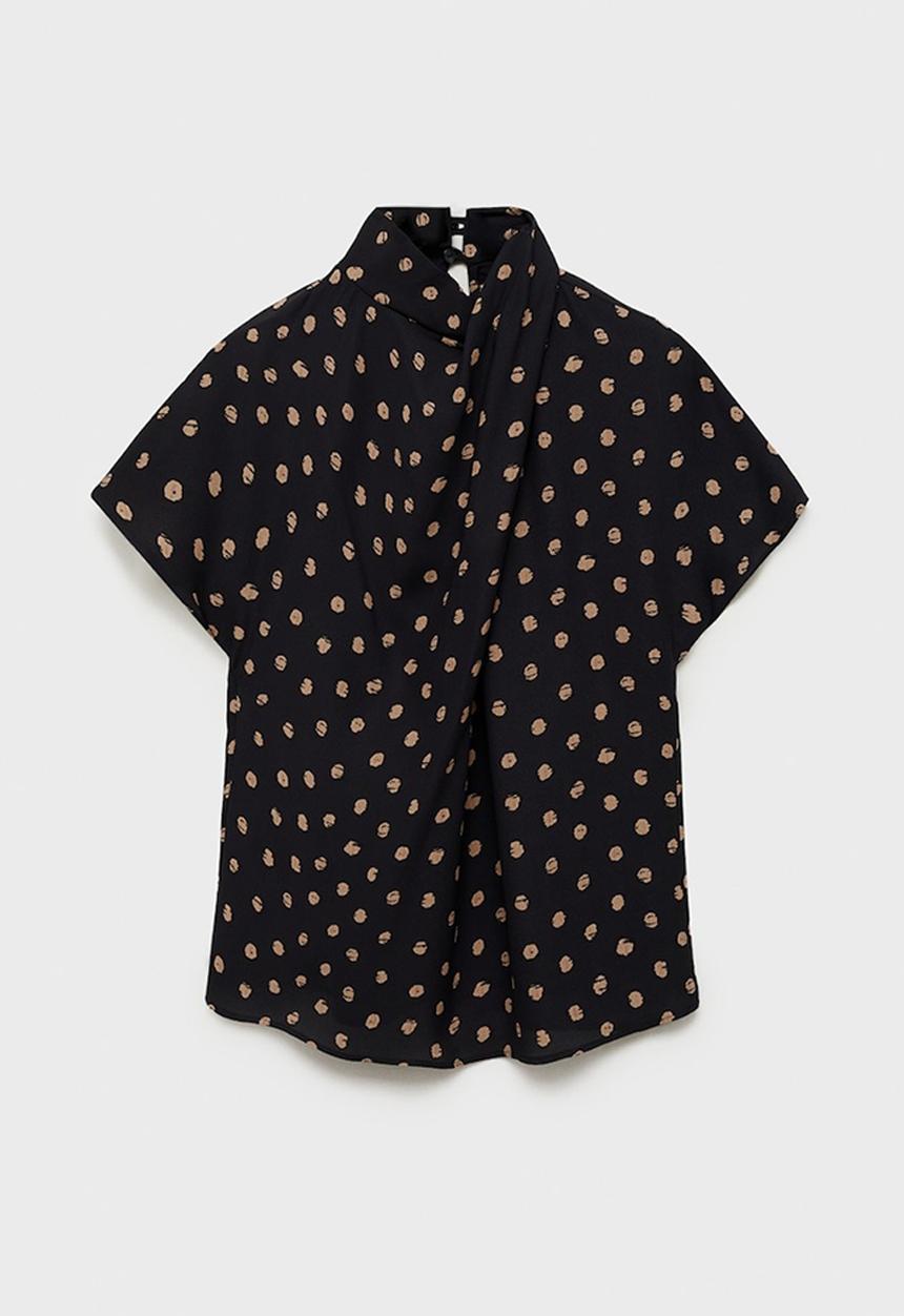 MANGO - Blouse Tody - Black