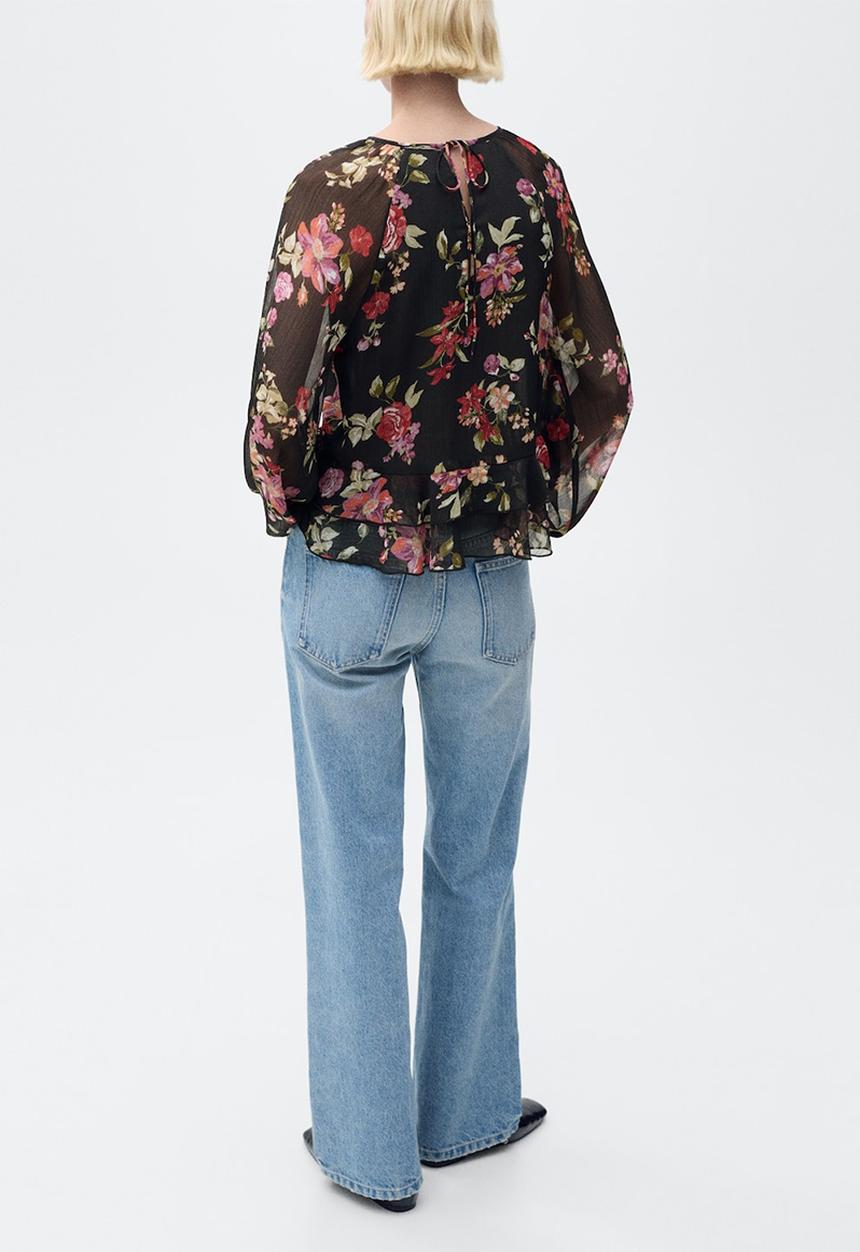 MANGO - Blouse Savage - Black
