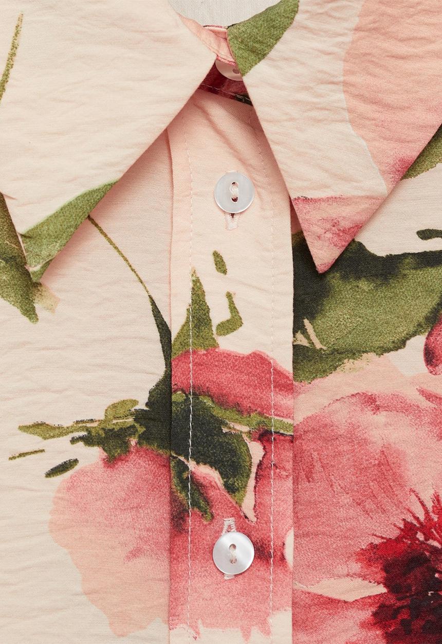 MANGO - Shirt New - Light Beige