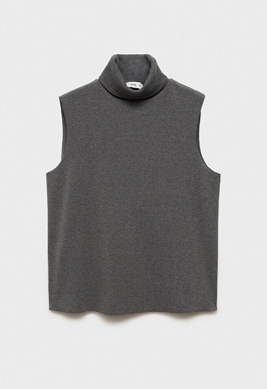 MANGO - Top Lea - Gray