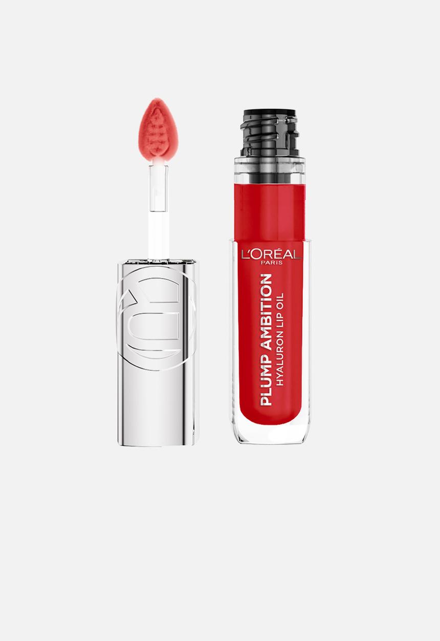 L'Oreal Paris - Plump Ambition - Plumping Lip Oil - 380 Rouge in Love