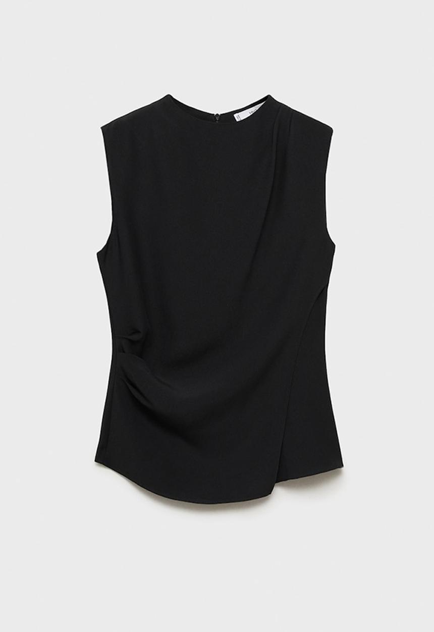 MANGO - Blouse Area - Black