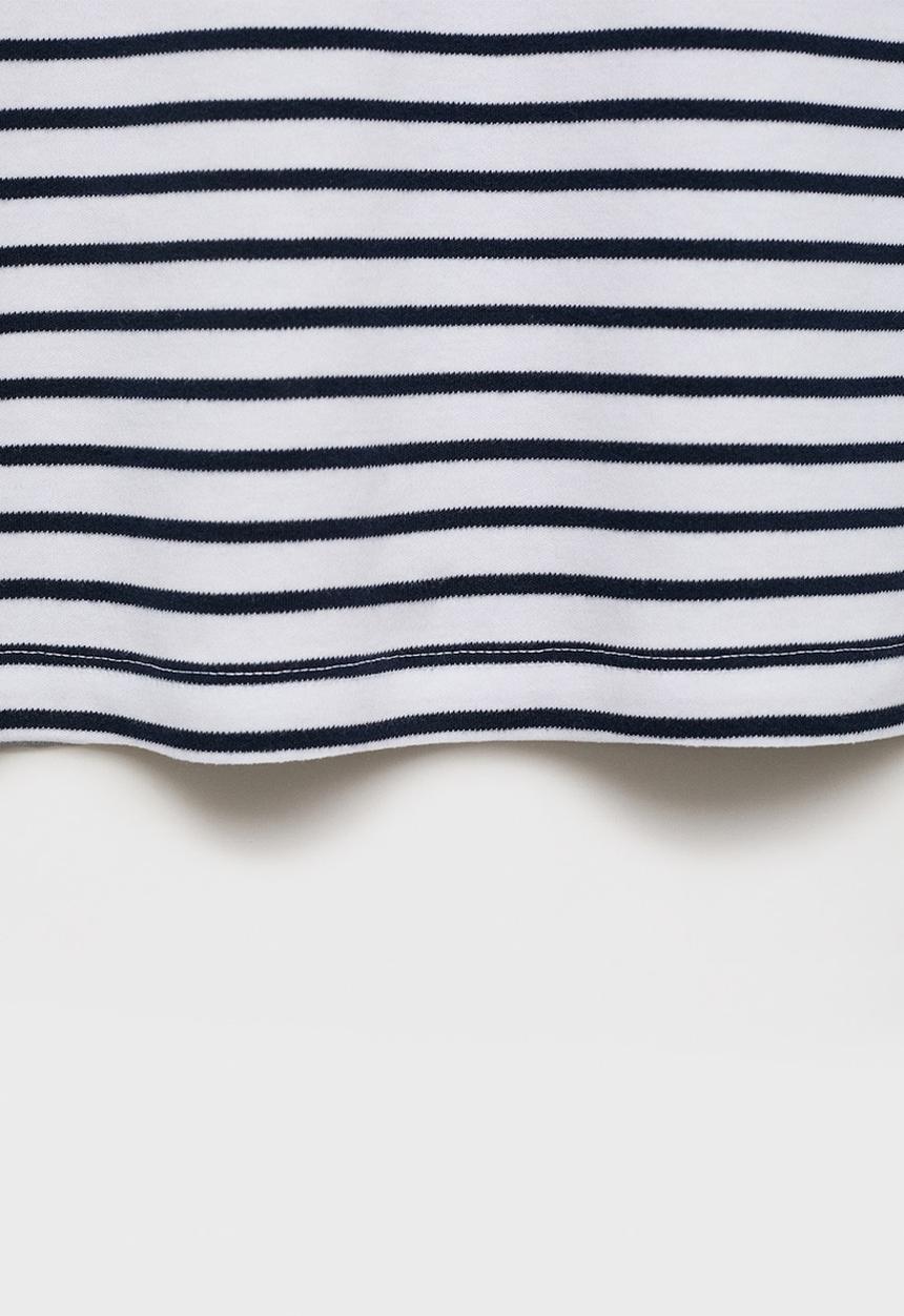 MANGO - T-Shirt Rita - Medium Blue