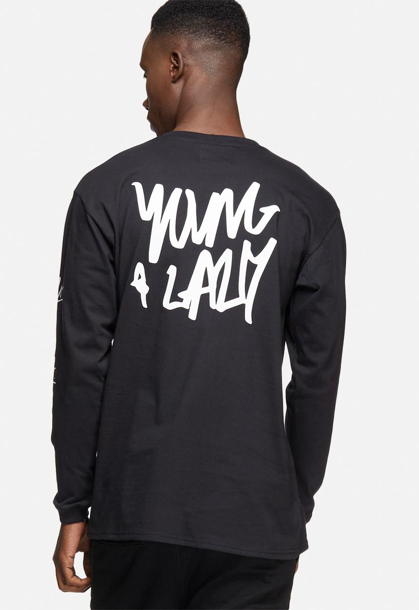 Young and Lazy - Graffiti tee