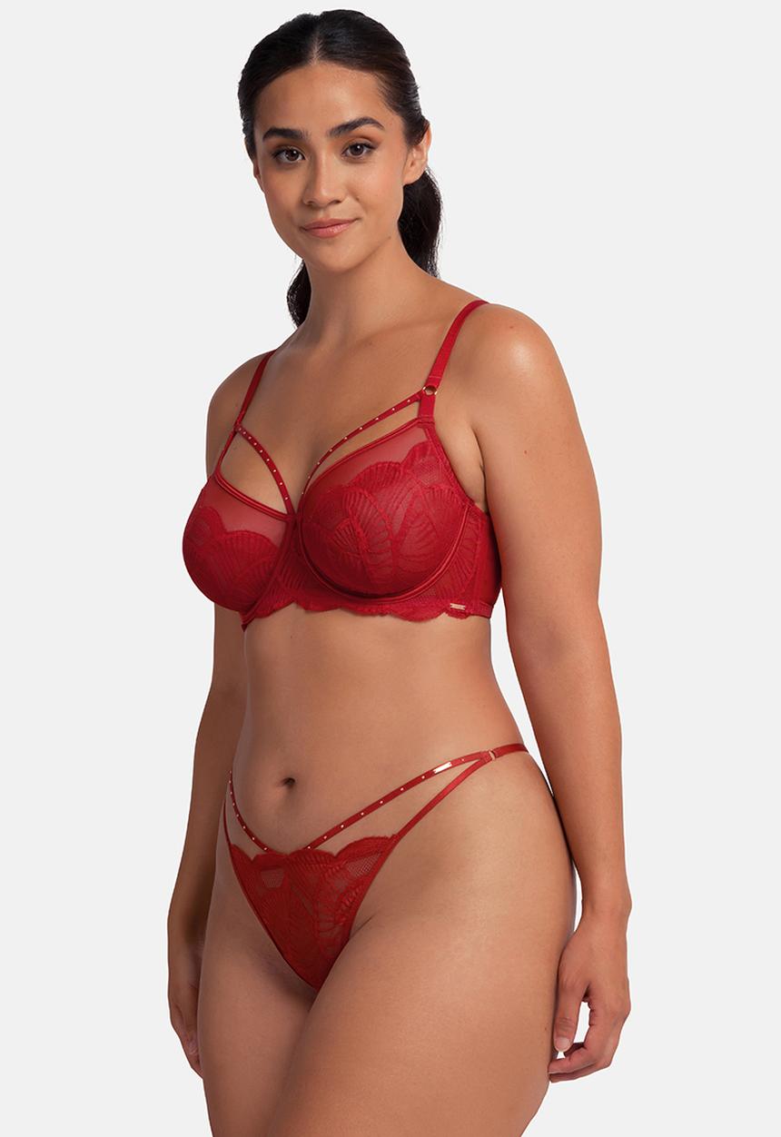 DORINA - Plus Adelina string - red