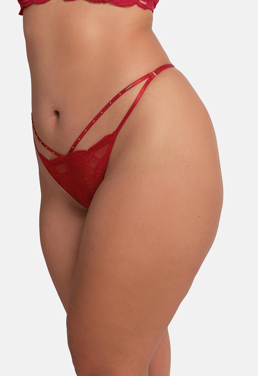 DORINA - Plus Adelina string - red