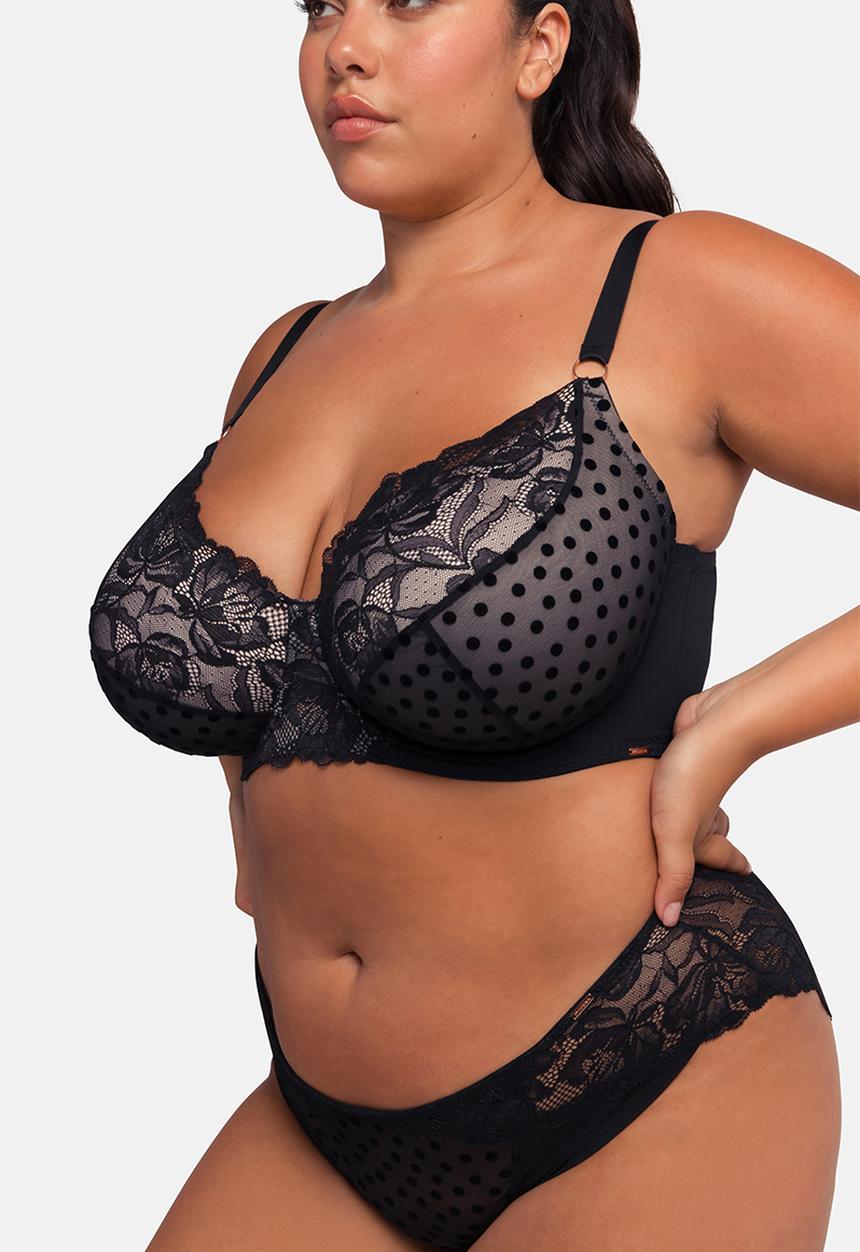 DORINA - Plus yasmine light padded demi - black