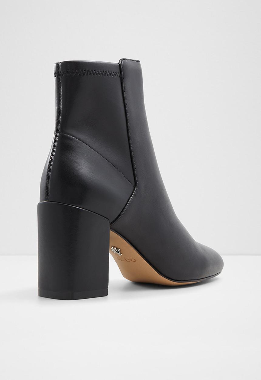 ALDO - Satorimini Ankle Boot - Black Leather