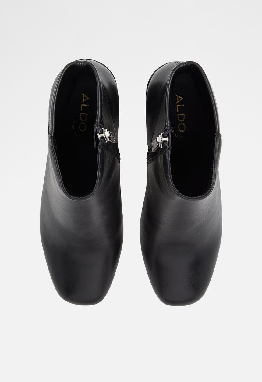 ALDO - Satorimini Ankle Boot - Black Leather