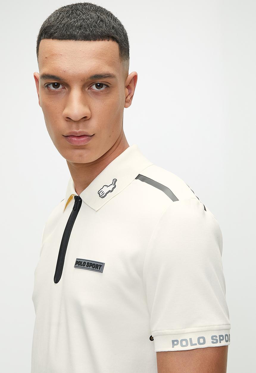 POLO - Men Sport Short Sleeve Golfer - White