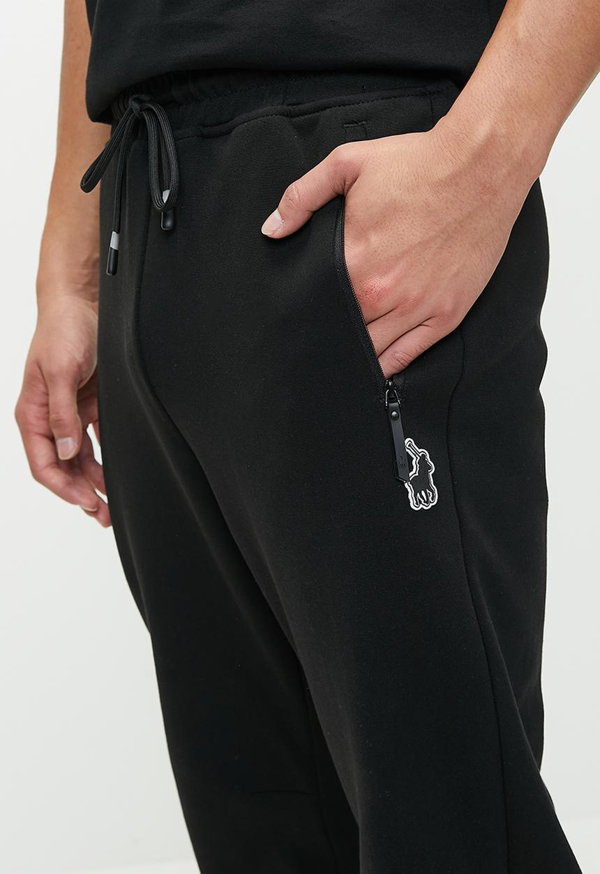 POLO - Men Sport Tech Fleece Jogger - Black