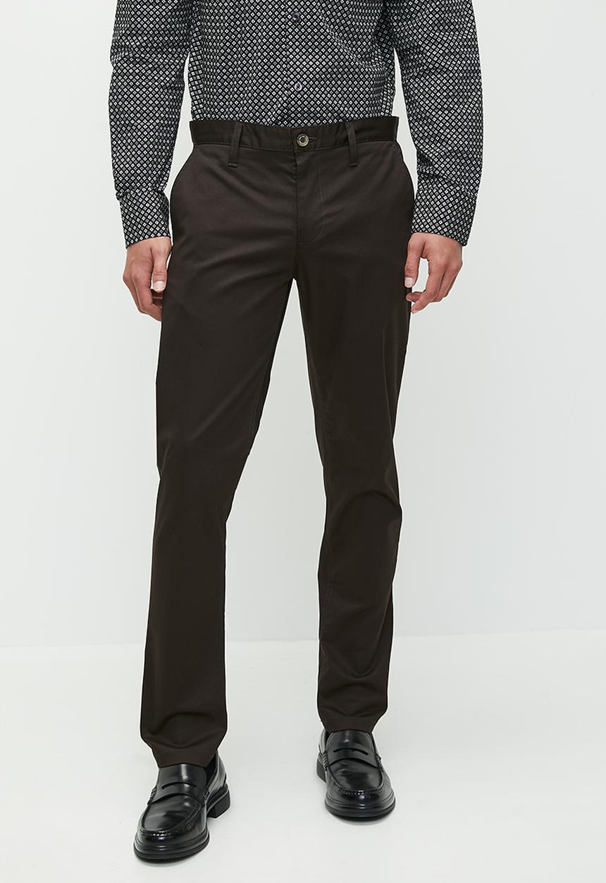 POLO - Mens Essential Slim Leg Pant - Chocolate