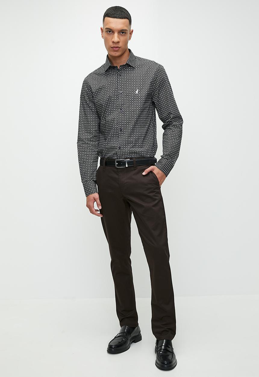 POLO - Mens Essential Slim Leg Pant - Chocolate