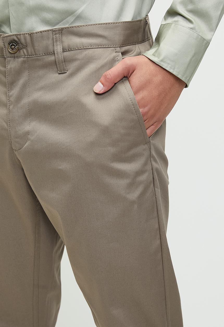 POLO - Mens Essential Slim Leg Pant - Taupe
