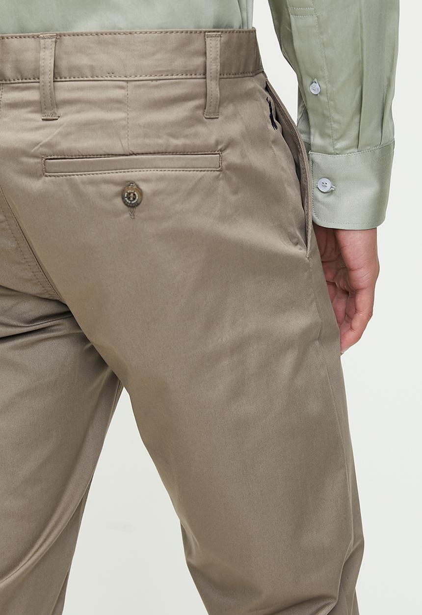 POLO - Mens Essential Slim Leg Pant - Taupe