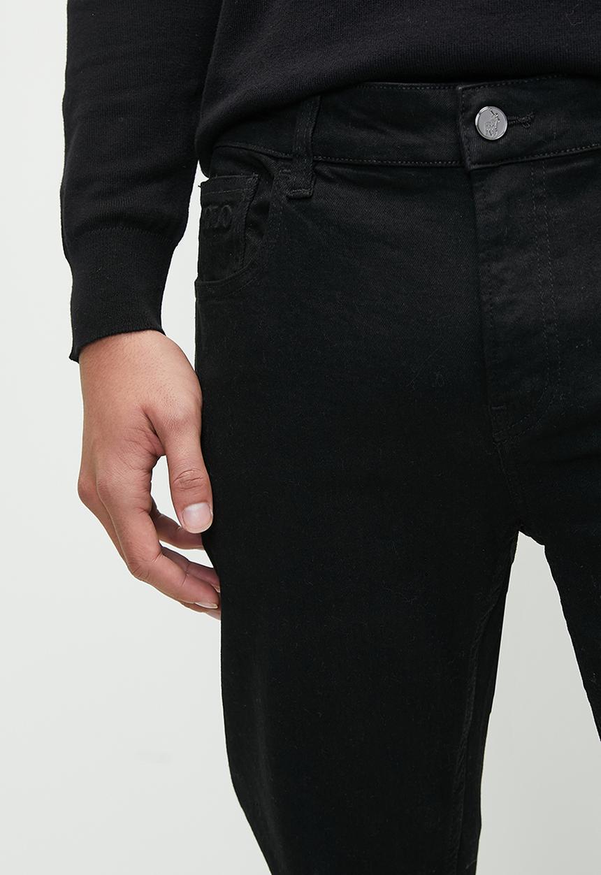 POLO - Mens Slim Leg Denim - Black