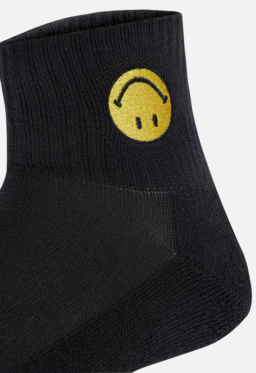 adidas Originals - adidas Originals x Smiley Mid Ankle Socks 2 Pairs - White