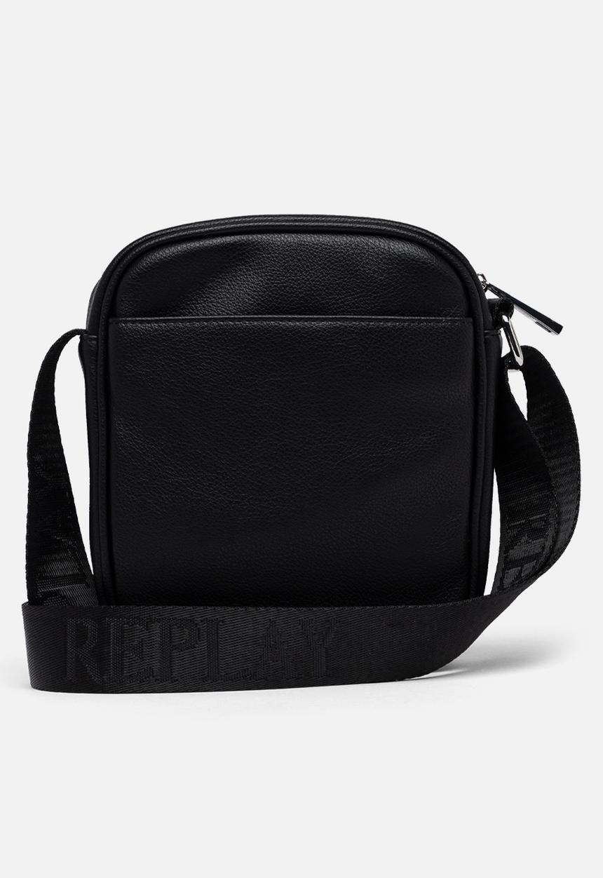 Replay - Recycled Hammered Pu Bag - Black