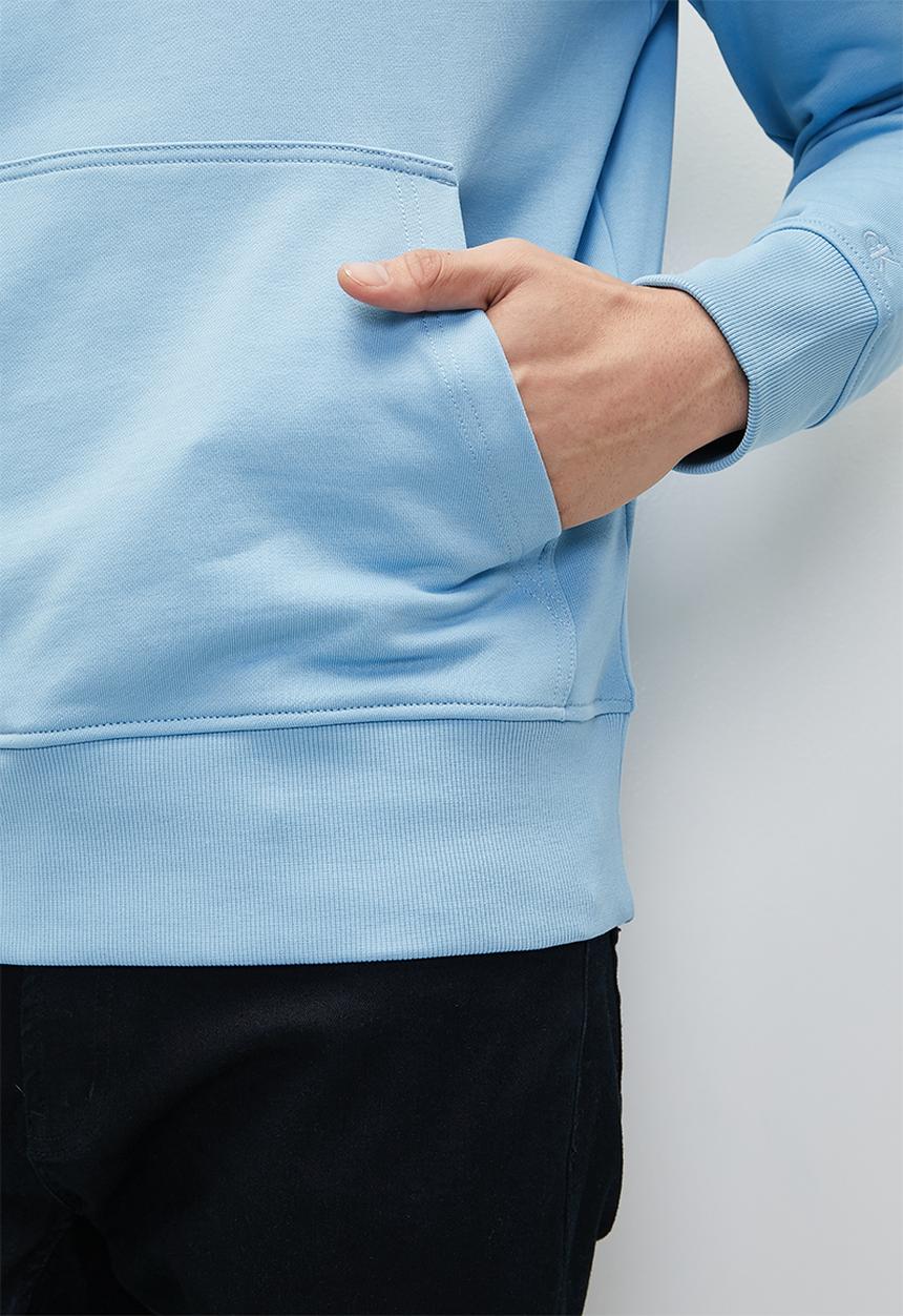 Calvin Klein - Disrupted Outline Monologo Hoody - Dusk Blue