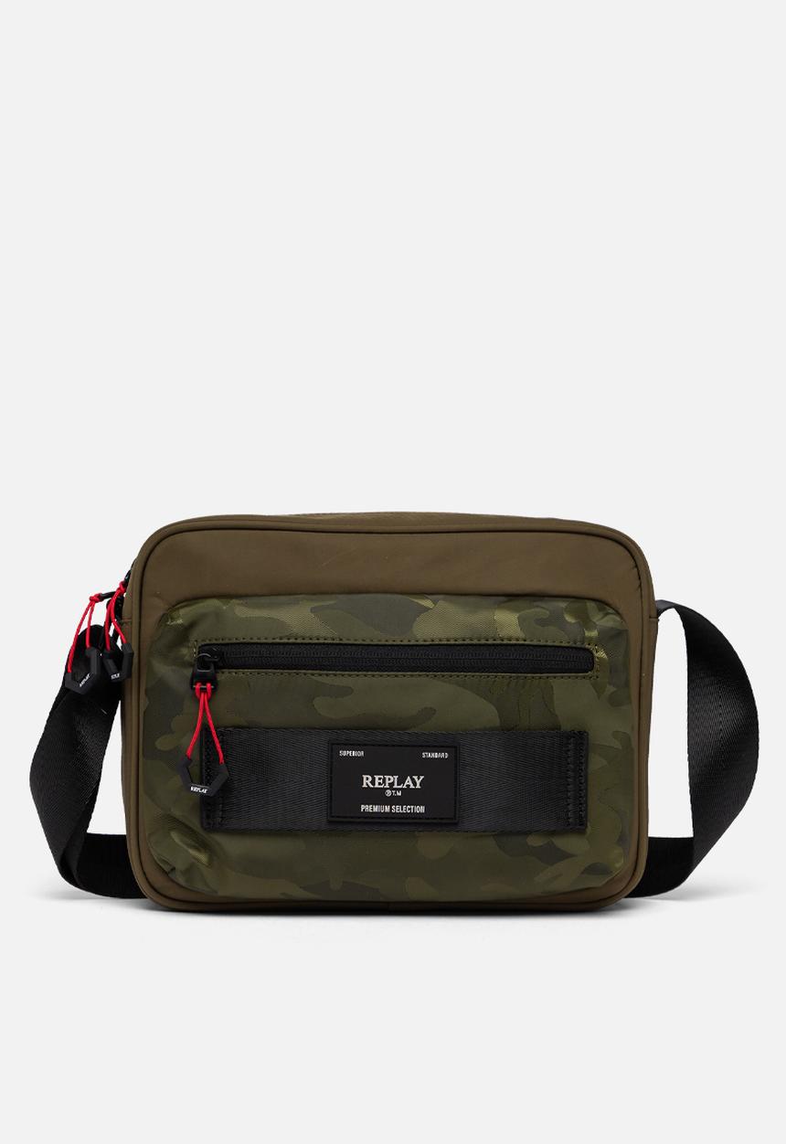 Replay - Matt Nylon + Camo Nylon Bag - Winter Moss