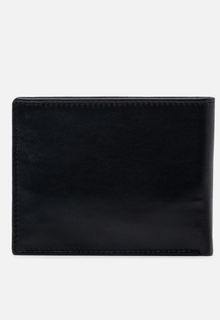 Replay - Sheep Plain Leather Wallet - Black