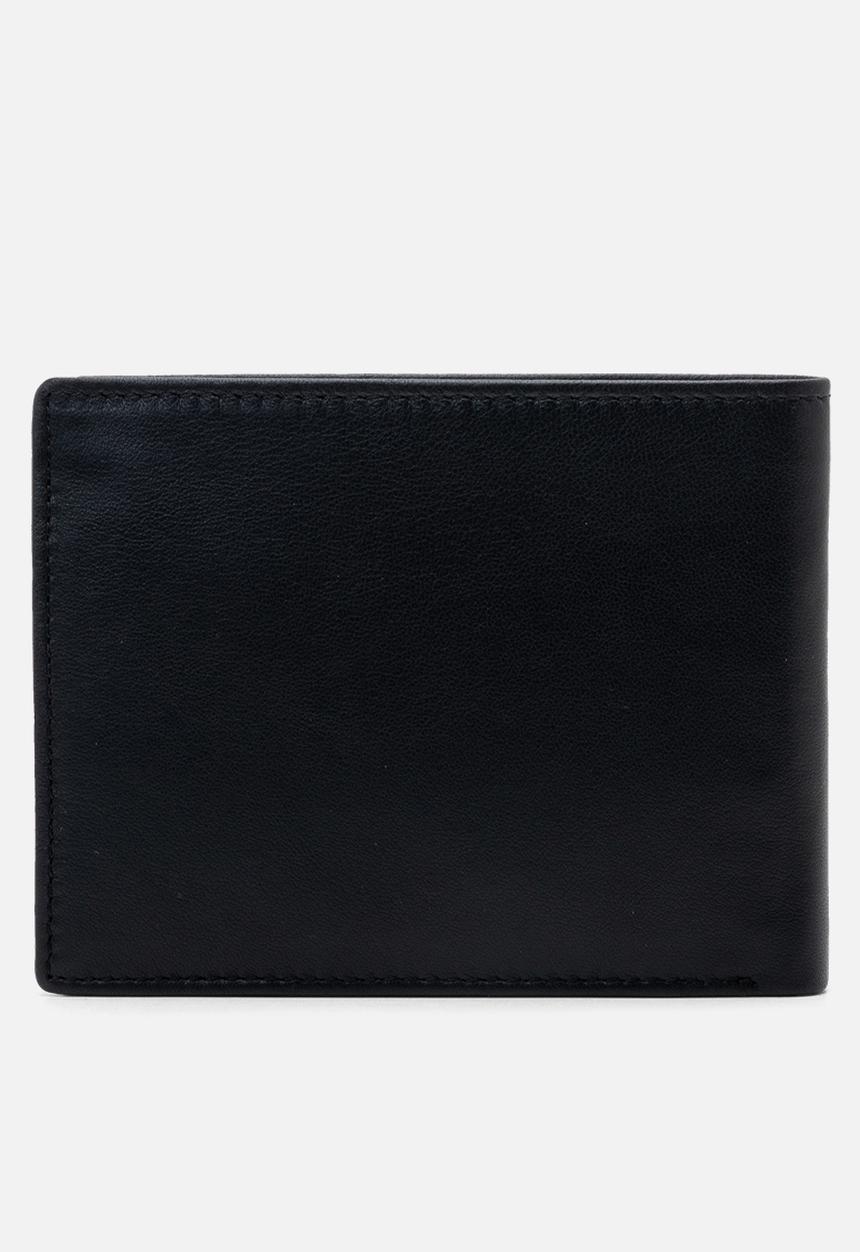 Replay - Sheep Plain Leather Wallet - Black