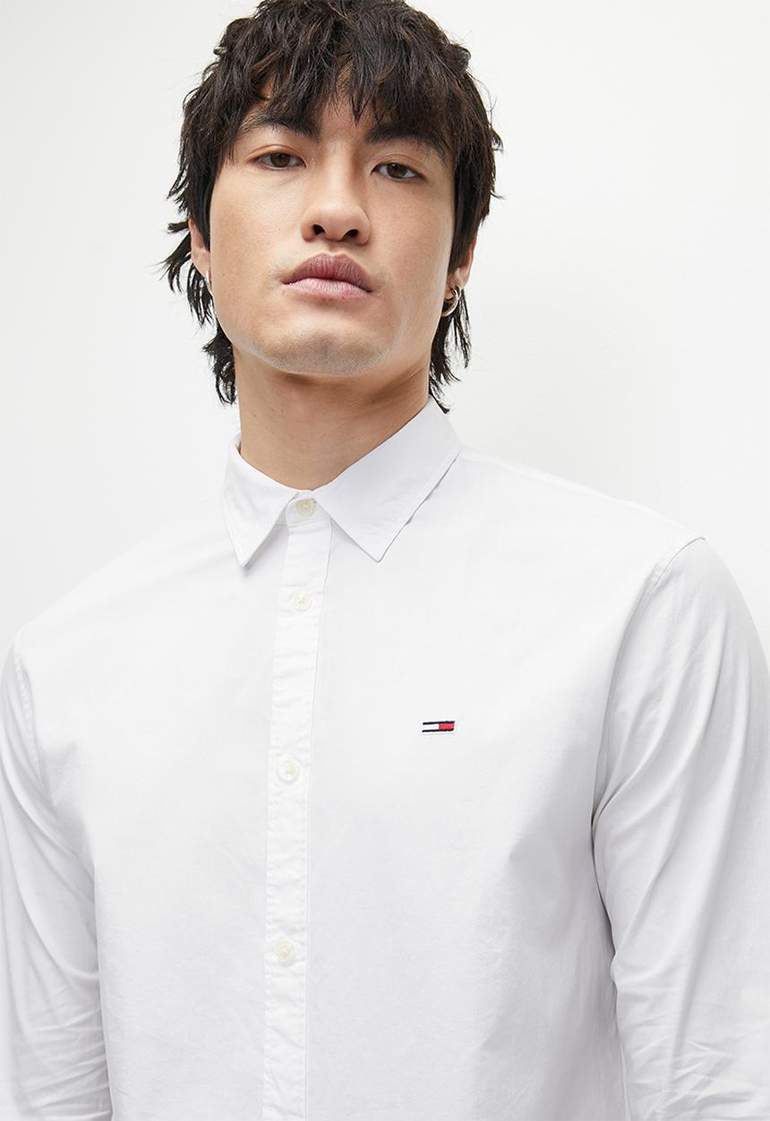 Tommy Hilfiger - TJM ENTRY SLIM POPLIN SHIRT - White