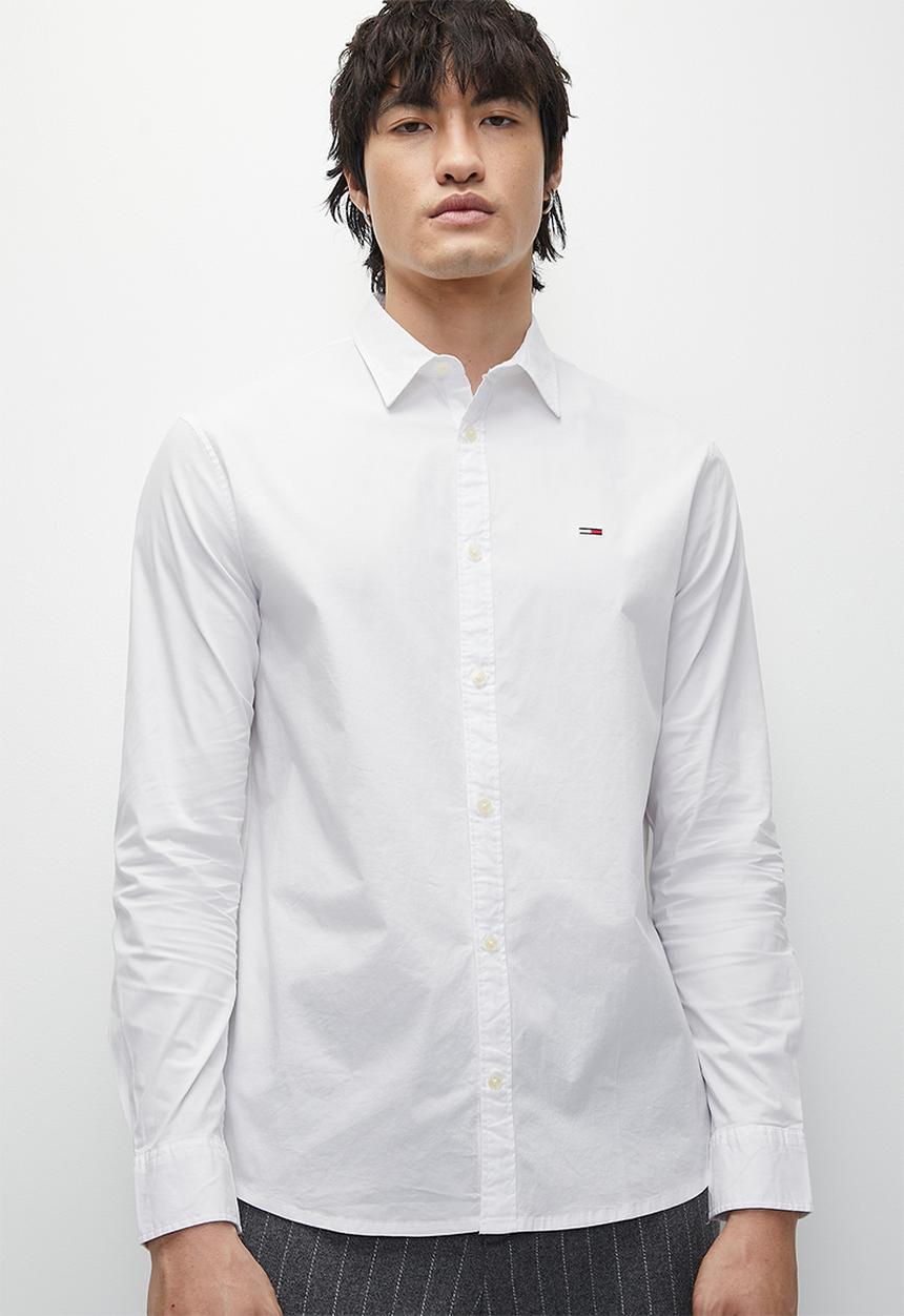 Tommy Hilfiger - TJM ENTRY SLIM POPLIN SHIRT - White