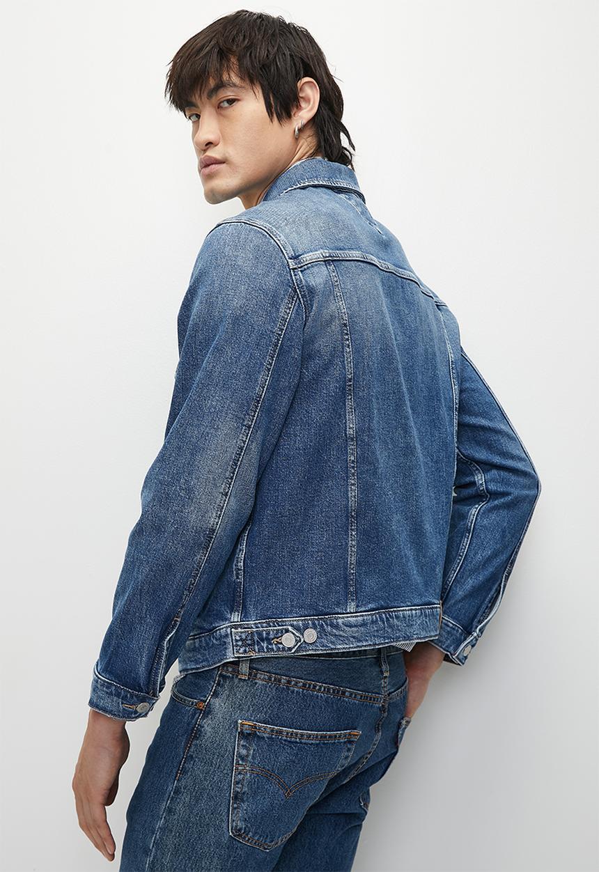 Tommy Hilfiger - RYAN RGLR TRCKT JKT CH8132 EXT - Denim Medium