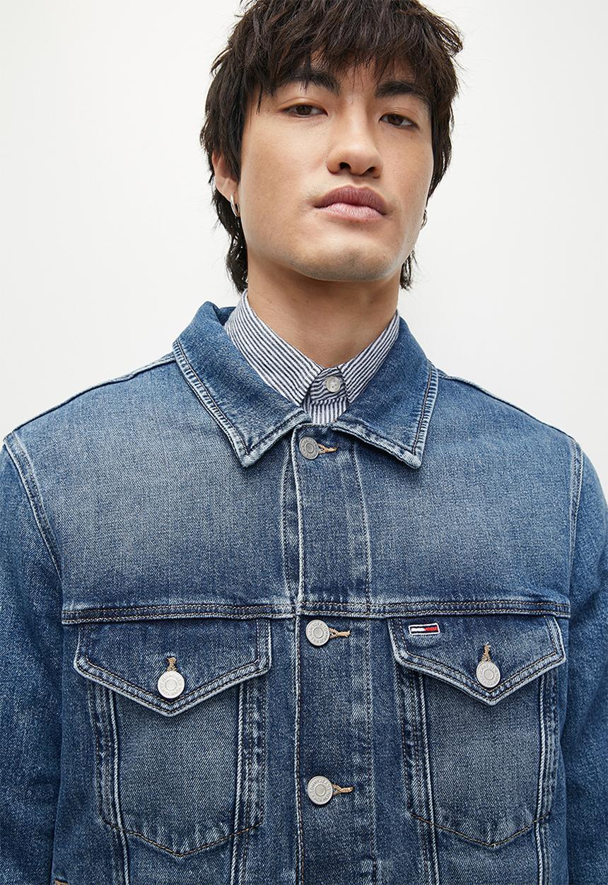 Tommy Hilfiger - RYAN RGLR TRCKT JKT CH8132 EXT - Denim Medium