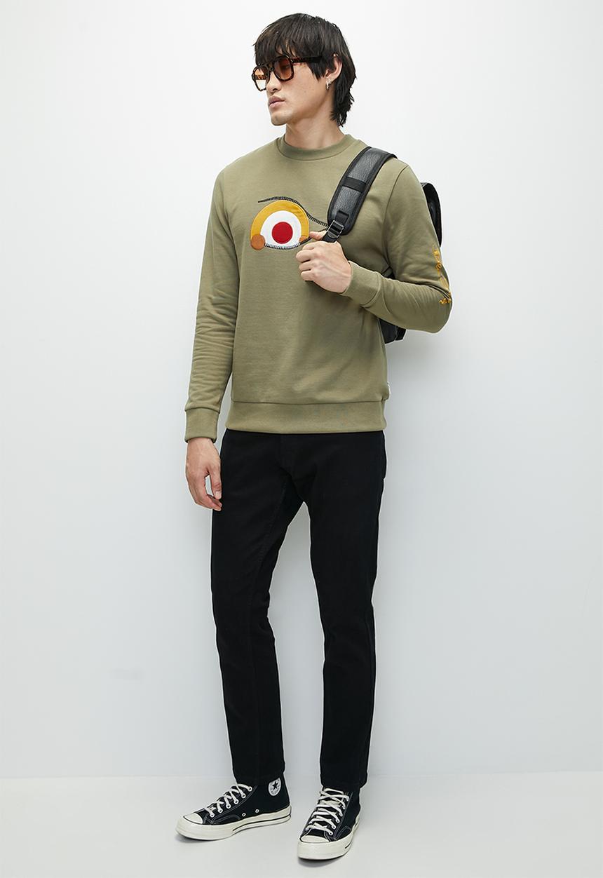 Ben Sherman - Sneaky Target Crew - Olive Night