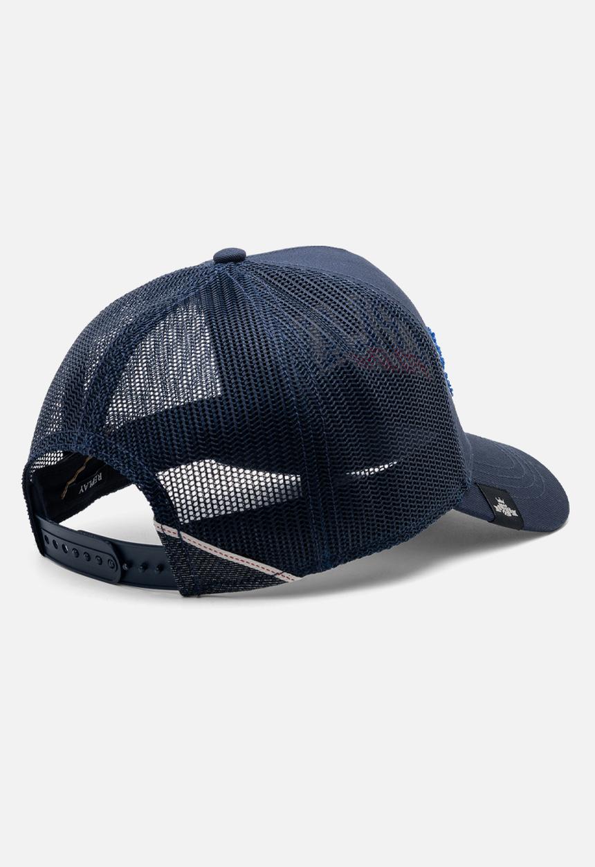 Replay - Cotton Twill + Mesh Cap - Dress Blues