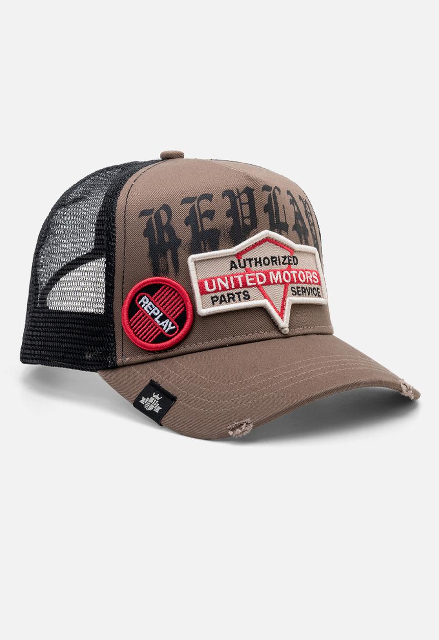 Replay - Washed Cotton Twill +  Mesh Cap - Sepia Tint