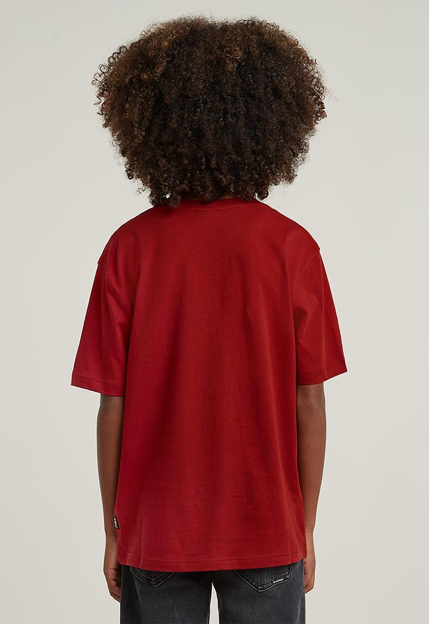 G-STAR - T-shirt Short Sleeve Loose Logo - Dk Baron